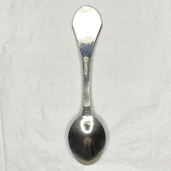 New Mexico Silver Plated Spoon 4 1/4" Painted Collector Travel Souvenir MAFCO - Picture 5 of 5